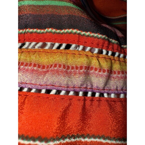 ASTR XS Aztec Multicolor Crop Top Sleeveless Back Zip Boho Festival Tank USA - Picture 8 of 9